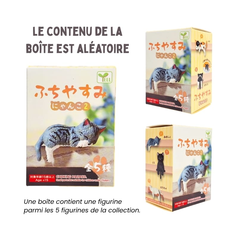 Figurine Gachapon Chat Endormi