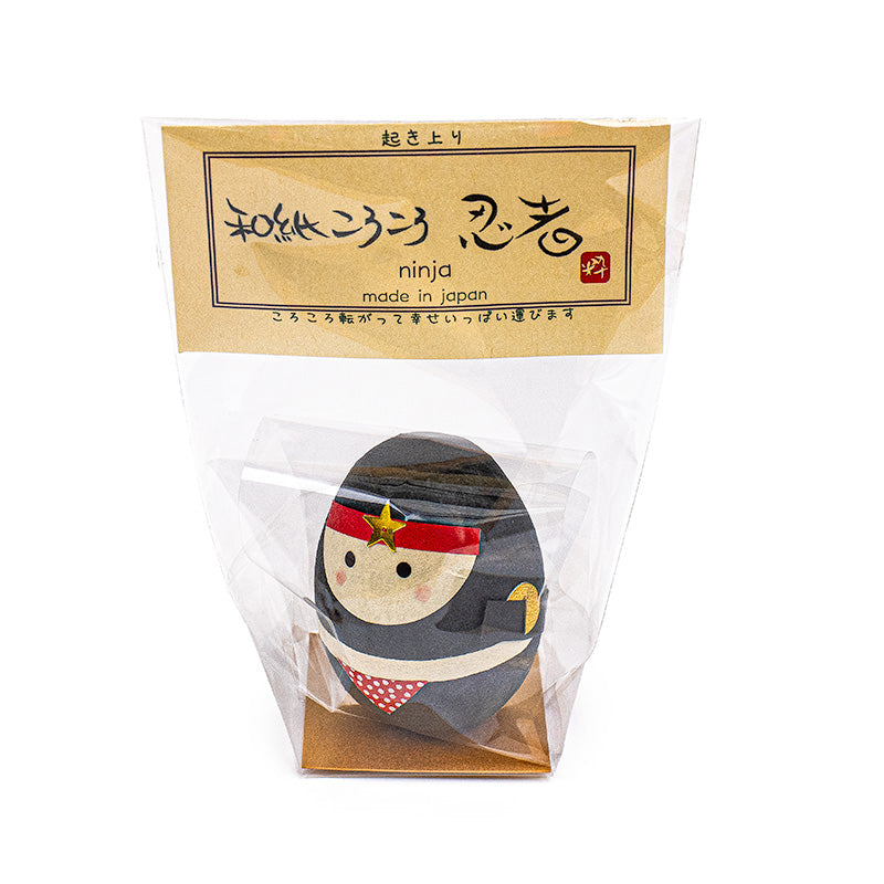 Figurine Okiagari Papier Washi Ninja