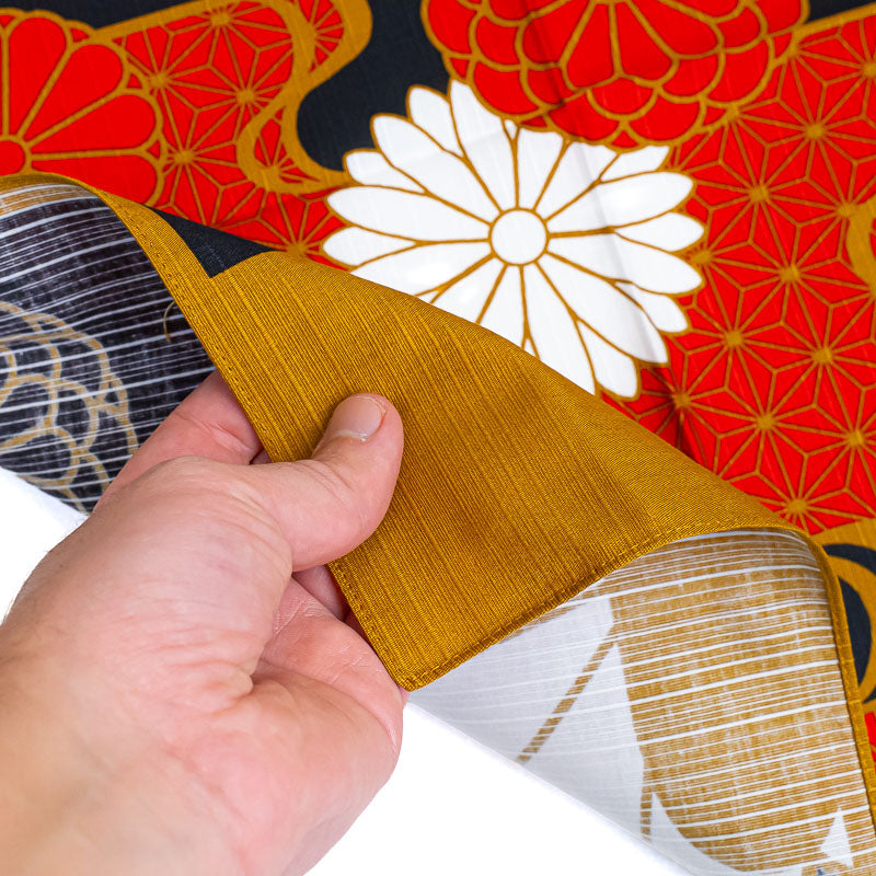 Furoshiki Japonais Chrysanthème - 50x50 cm