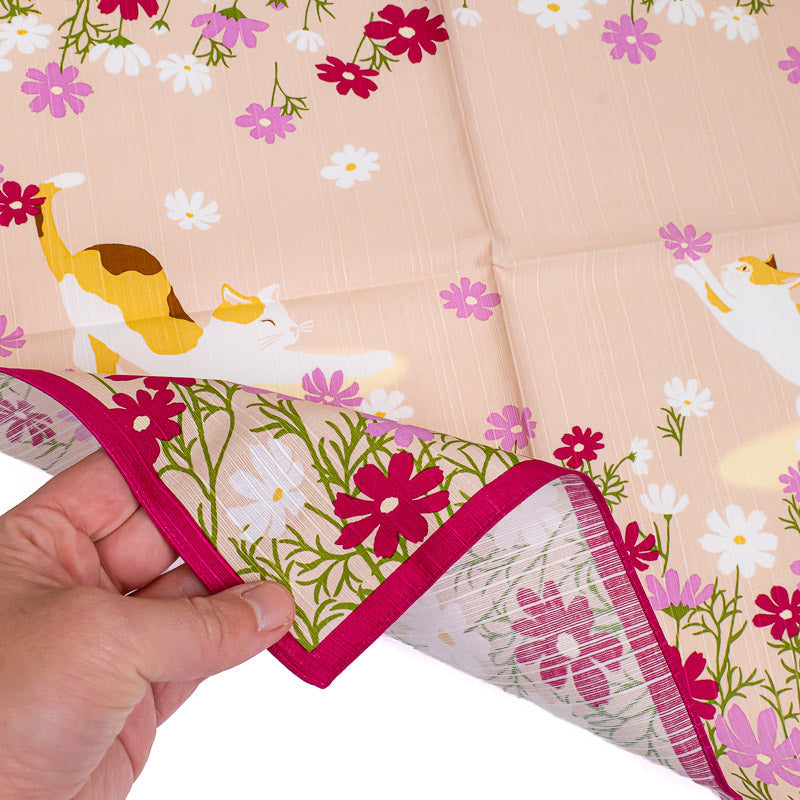 Furoshiki Japonais Fleurs Cosmos - 50x50 cm
