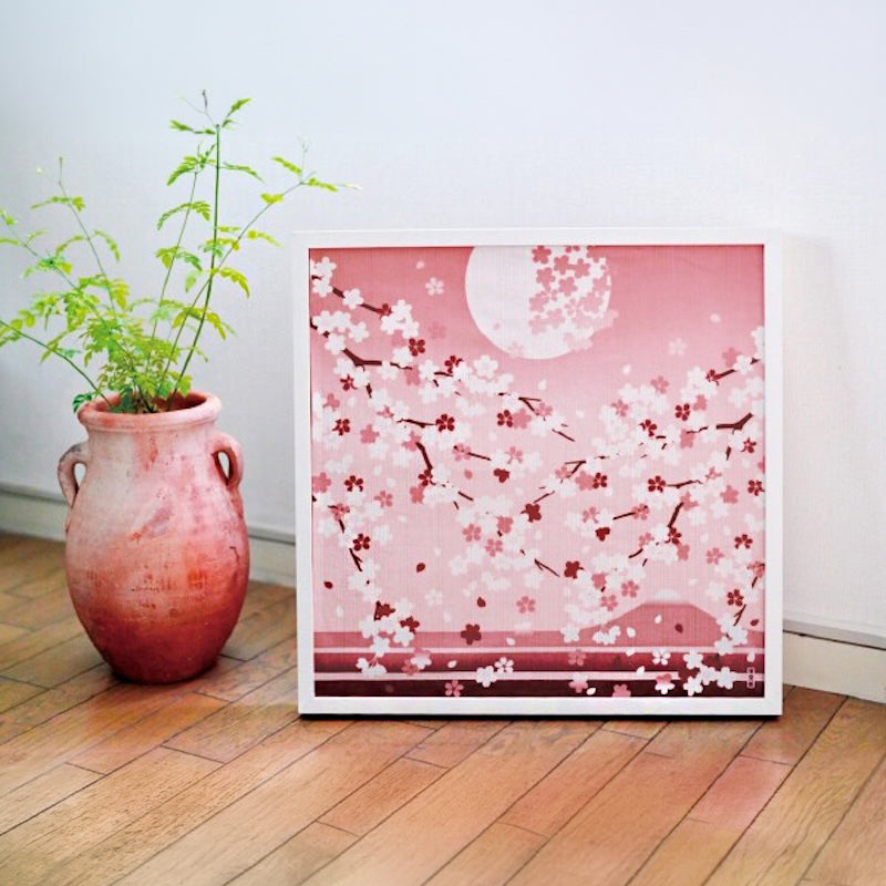 Furoshiki Japonais Fleurs Sakura - 50x50 cm