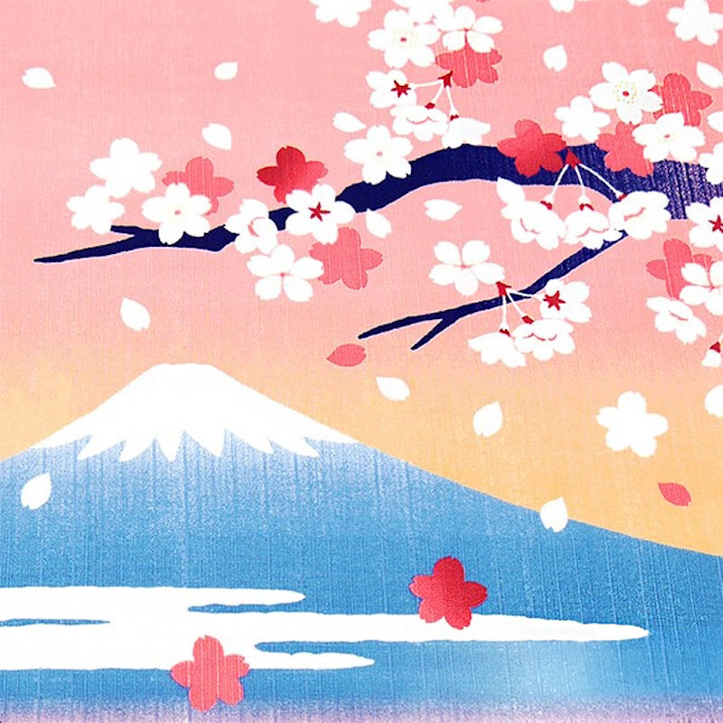 Furoshiki Japonais Mont Fuji - 50x50 cm