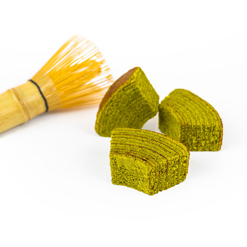 Gâteaux Baumkuchen Uji Matcha