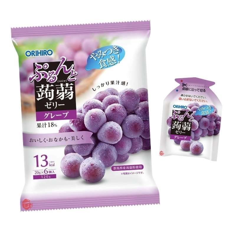 Gelée de Konjac Purunto Raisin Orihiro