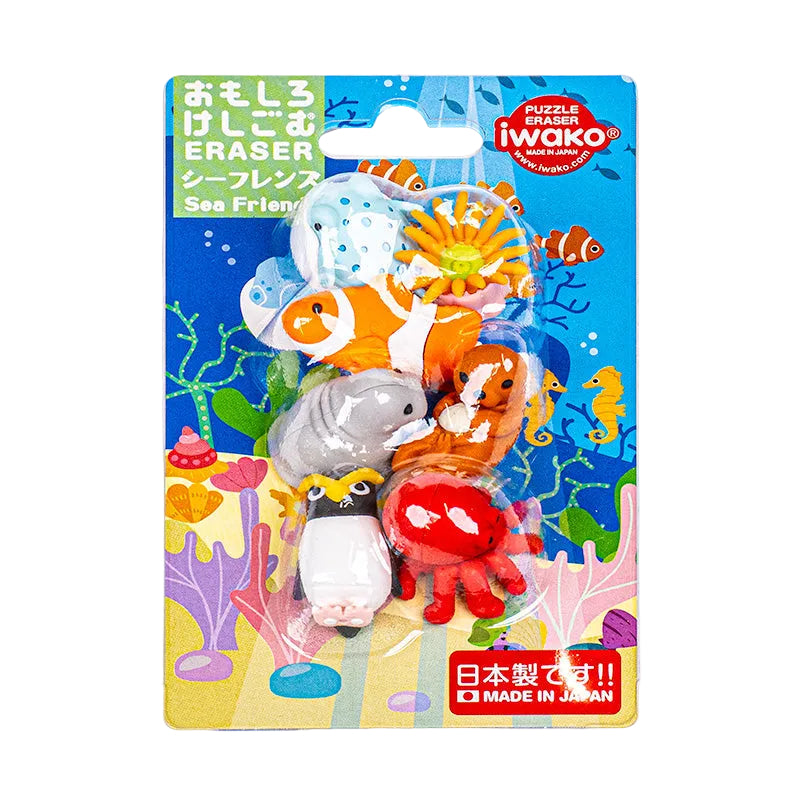 Gomme Japonaise Iwako Animaux de la Mer