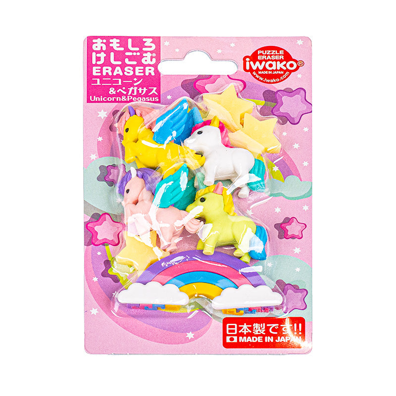 Gomme Japonaise Iwako Licorne & Pégase