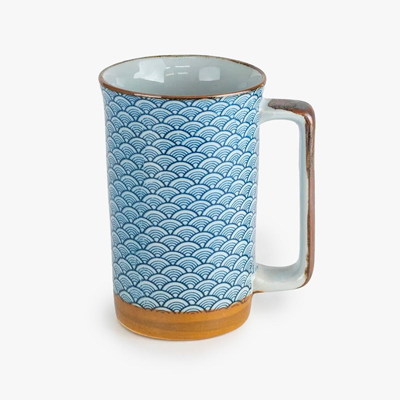 Grand Mug Japonais Seigaiha
