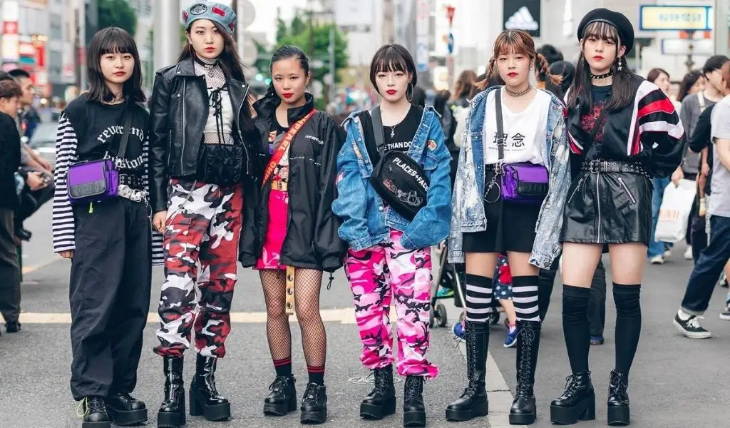 jeunes japonais quartier harajuku