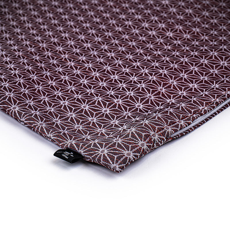 Housse de Coussin Japonais Asanoha Violet