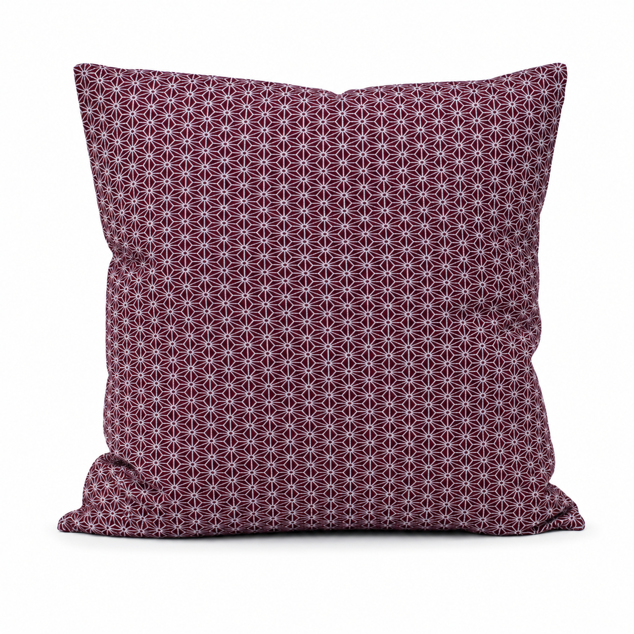 Housse de Coussin Japonais Asanoha Violet