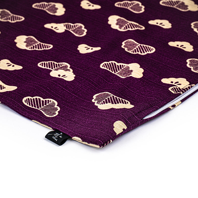 Housse de Coussin Japonais Motif Matsu Violet