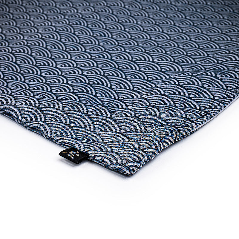 Housse de Coussin Japonais Motif Seigaiha