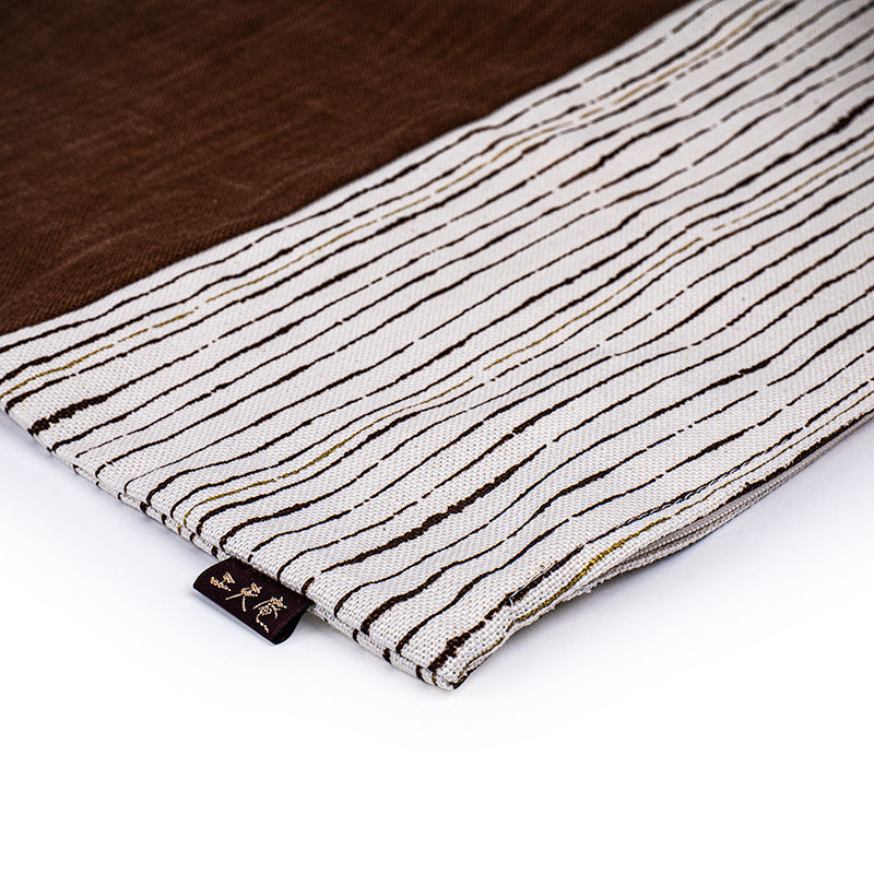 Housse de Coussin Japonais Sensuji Café