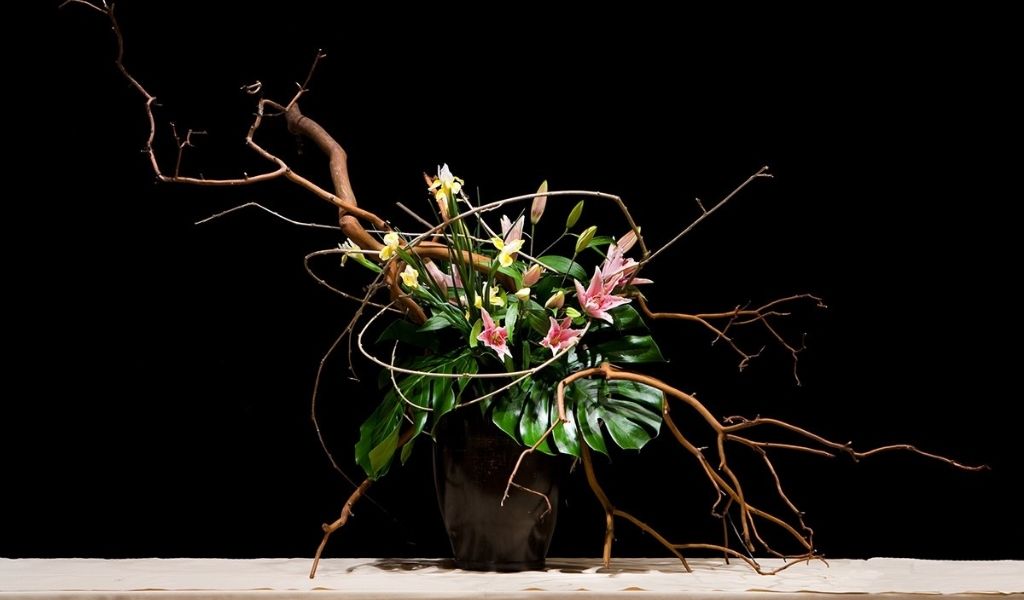 ikebana art floral japonais