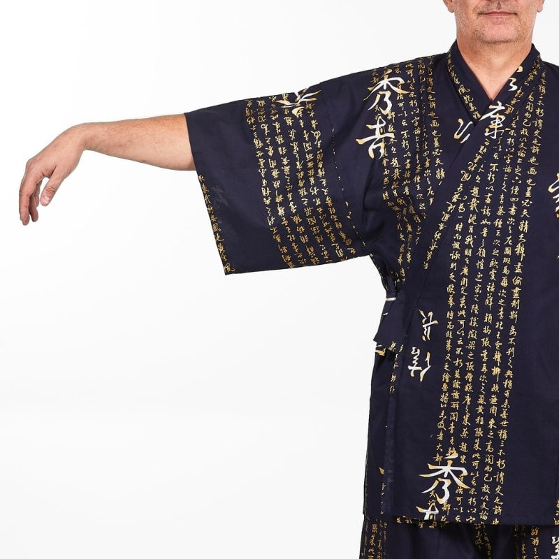 Jinbei Japonais Homme Kanji