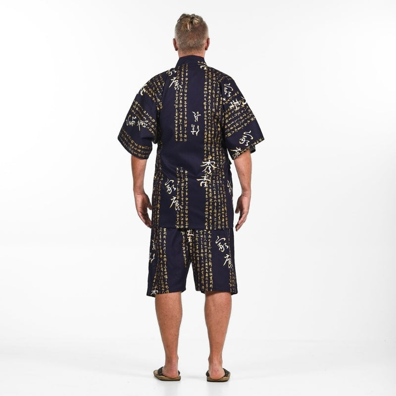 Jinbei Japonais Homme Kanji