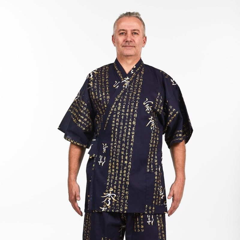 Jinbei Japonais Homme Kanji