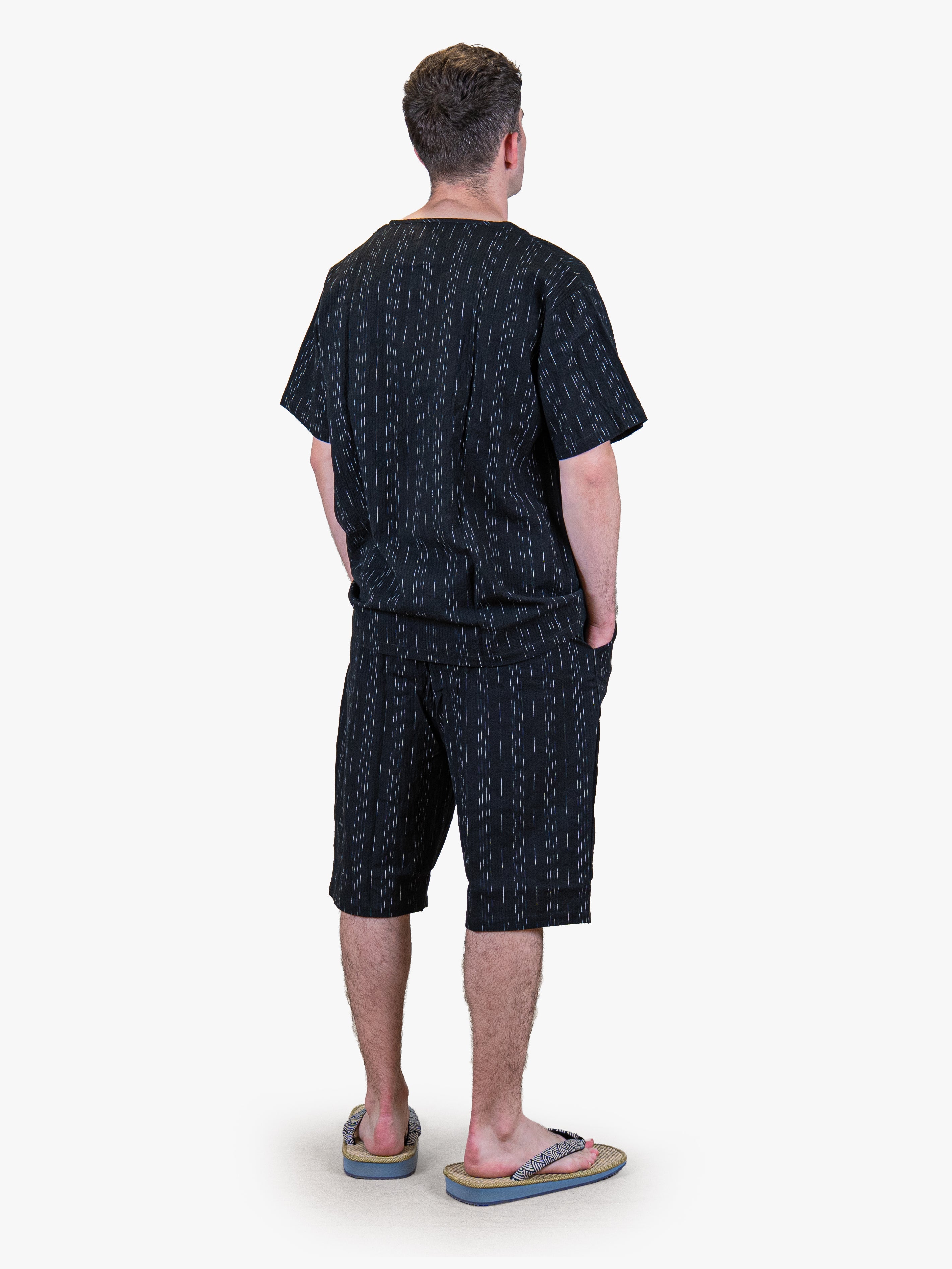 Jinbei Japonais Homme Kuro