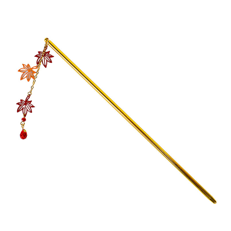 Kanzashi Japonais Feuilles Momiji