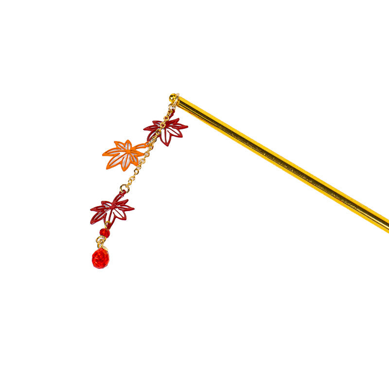 Kanzashi Japonais Feuilles Momiji