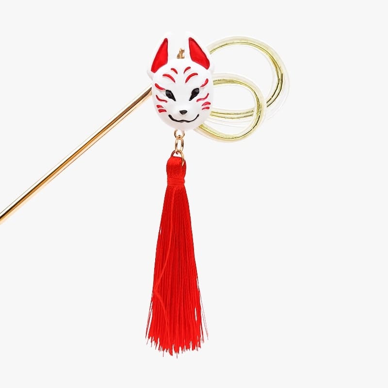 Kanzashi Japonais Masque Kitsune