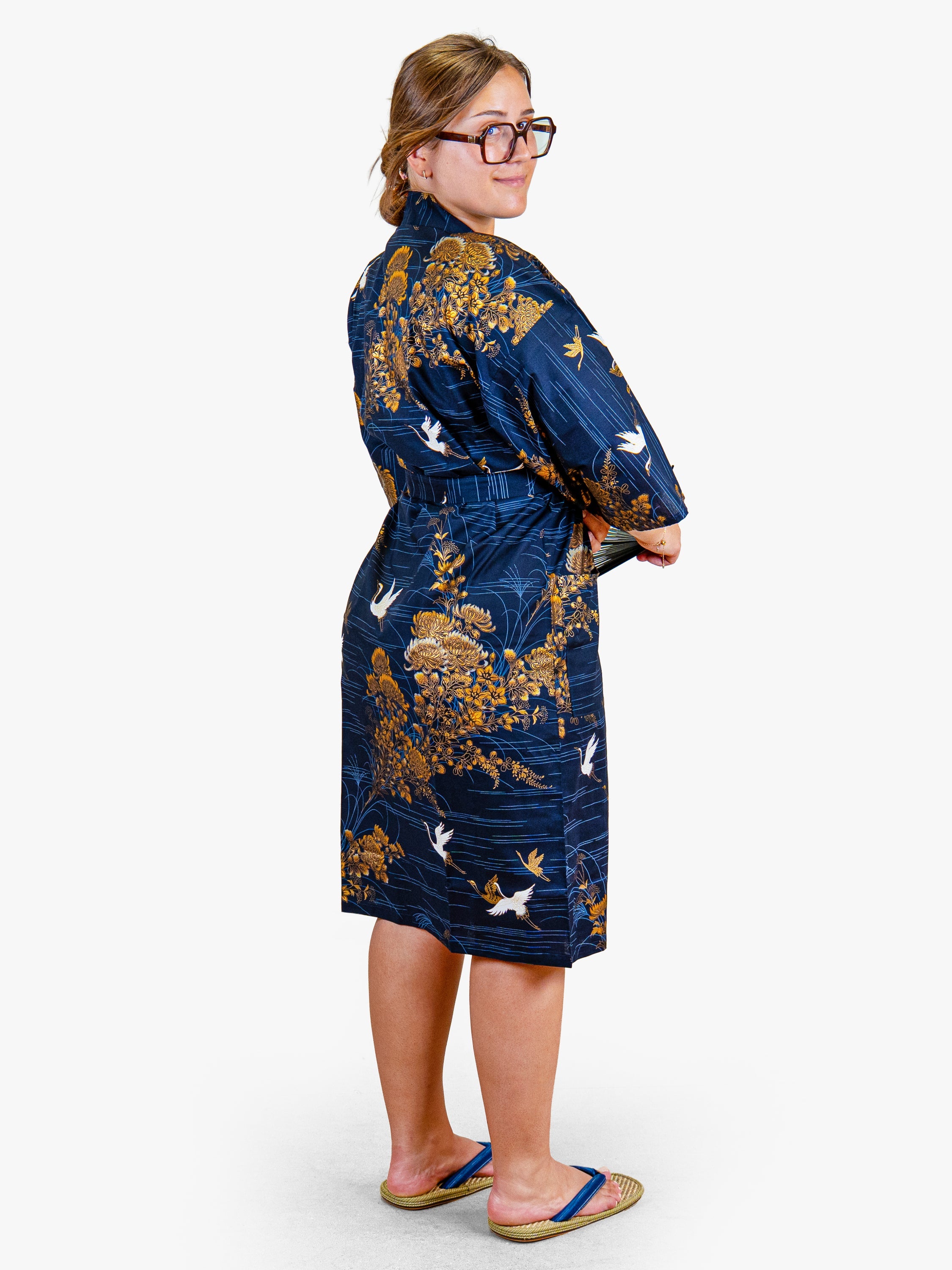 Kimono Happi Femme Kiku Tsuru