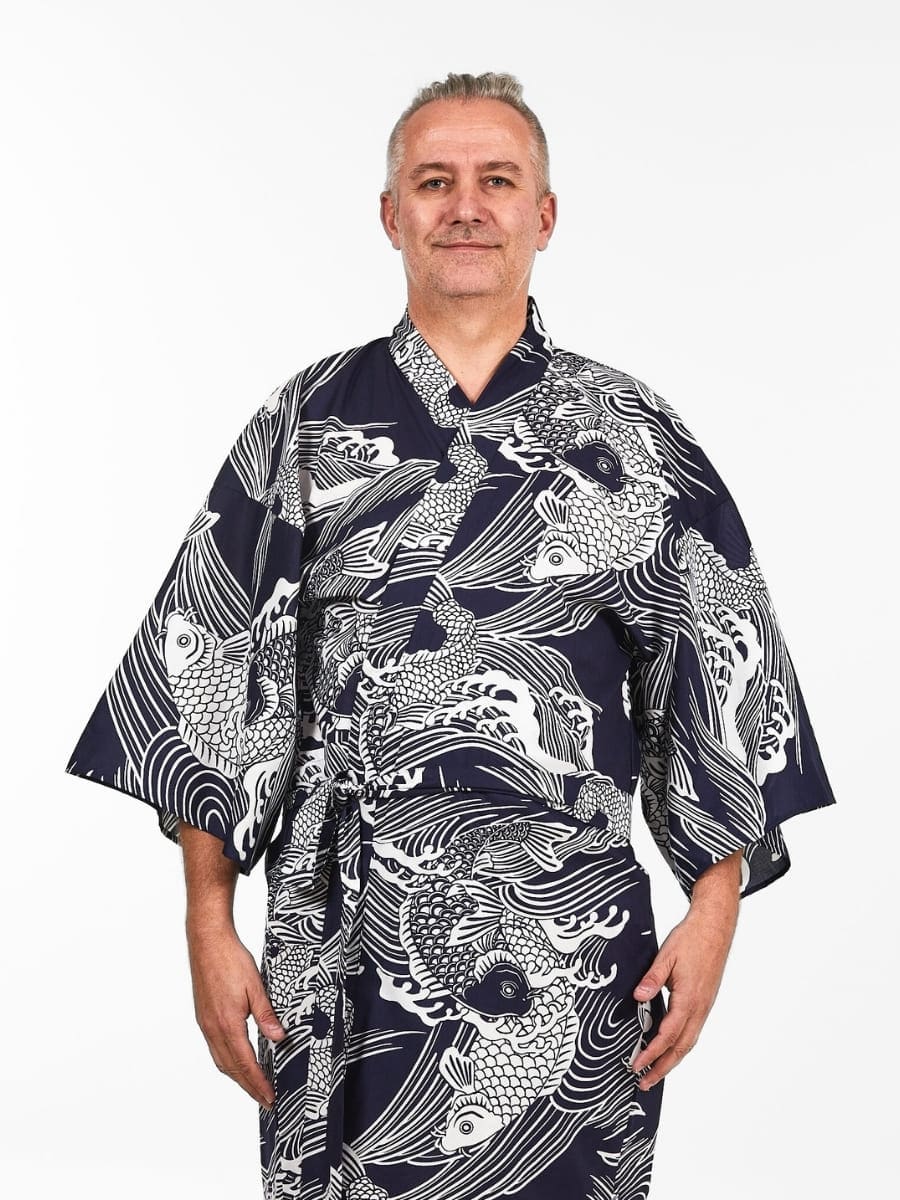 Kimono Happi Homme Carpe Koï - Taille unique