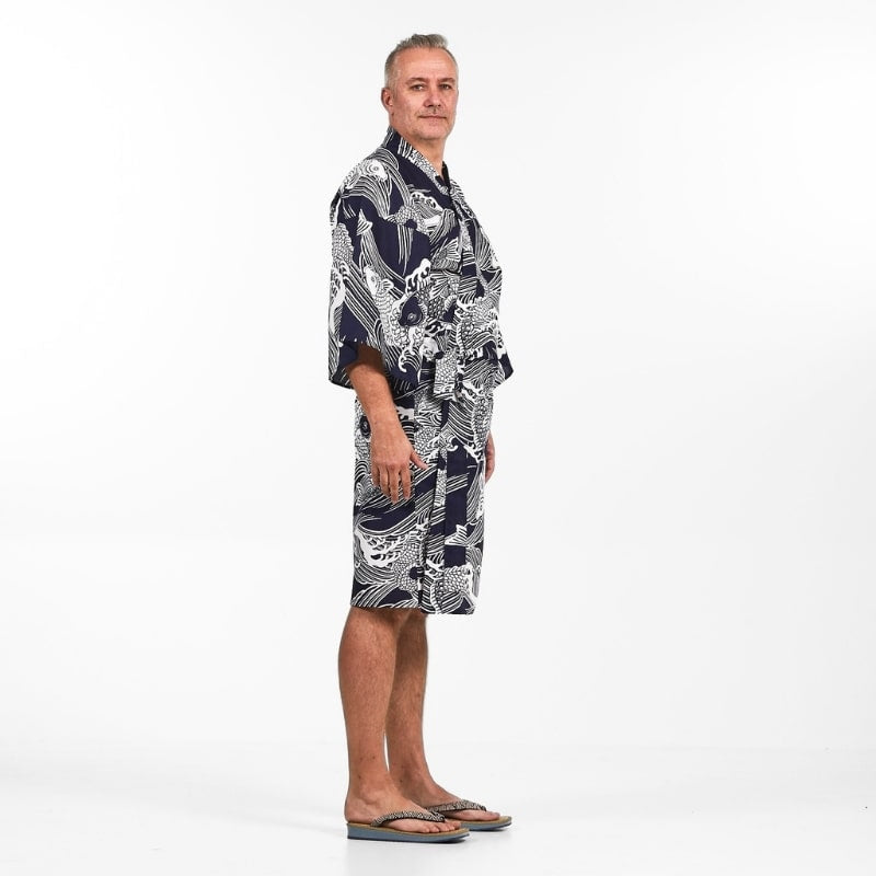 Kimono Happi Homme Carpe Koï - Taille unique