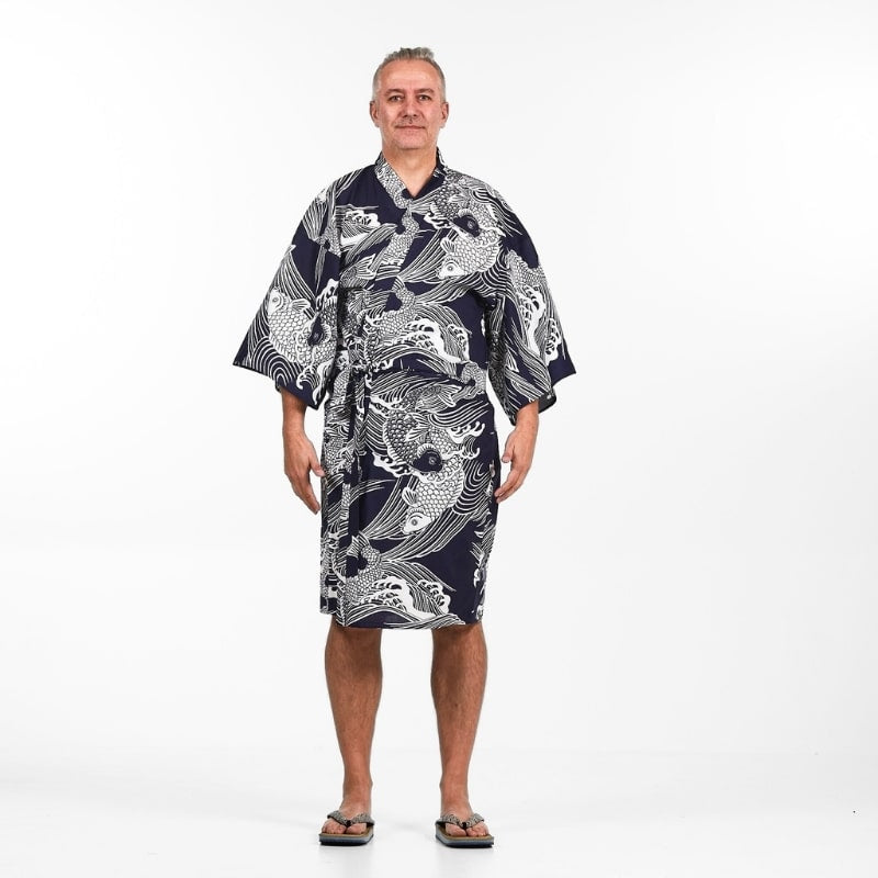 Kimono Happi Homme Carpe Koï - Taille unique