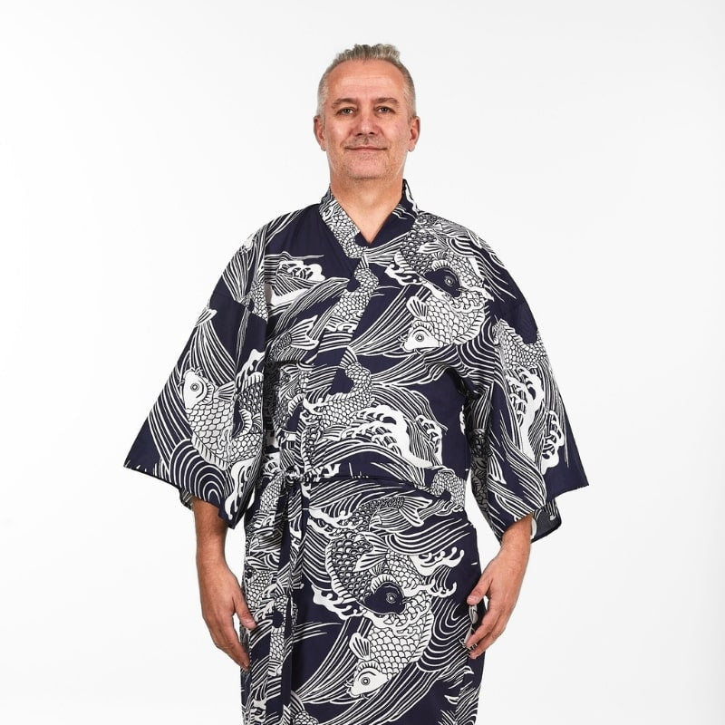 Kimono Happi Homme Carpe Koï - Taille unique