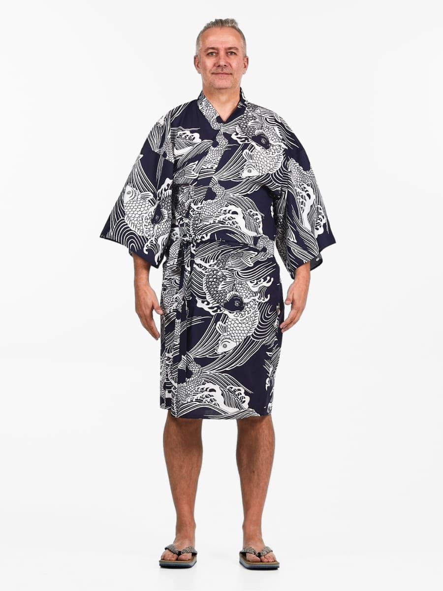 Kimono Happi Homme Carpe Koï - Taille unique