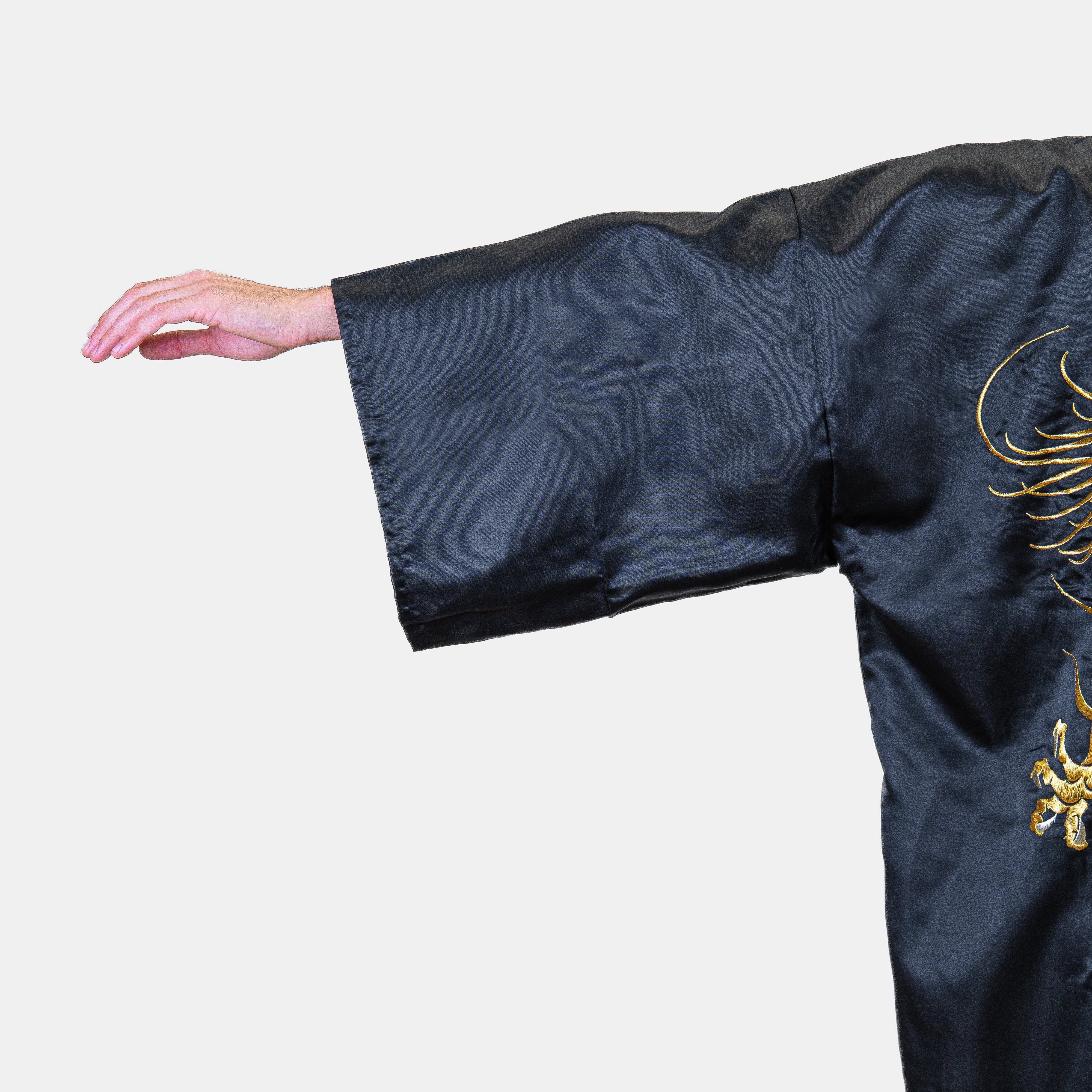 Kimono Happi Homme Oversize Dragon Doré