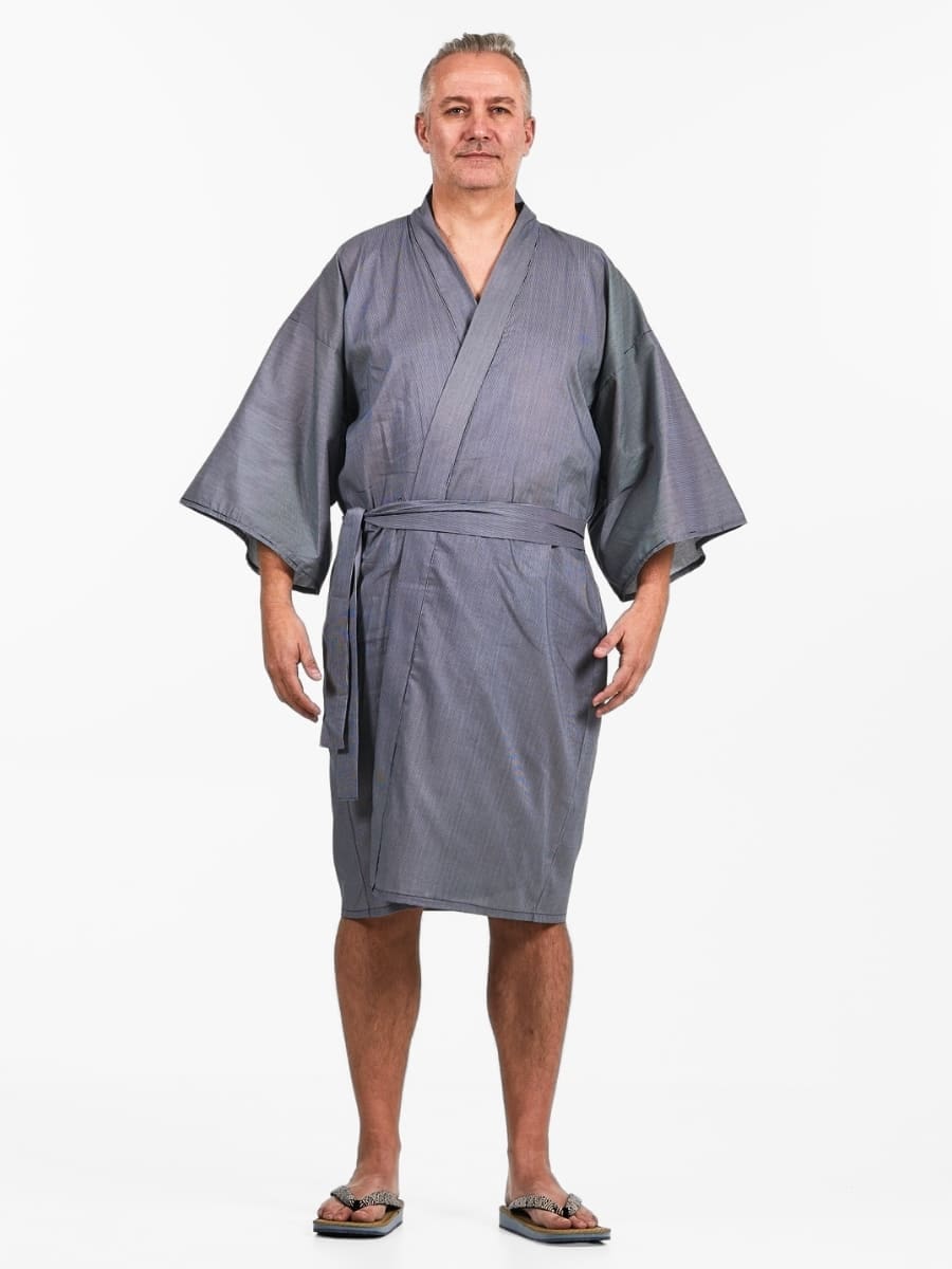 Kimono Happi Homme Rayé - Taille unique