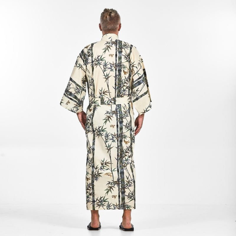 Kimono Homme Japonais Bambou - Taille unique