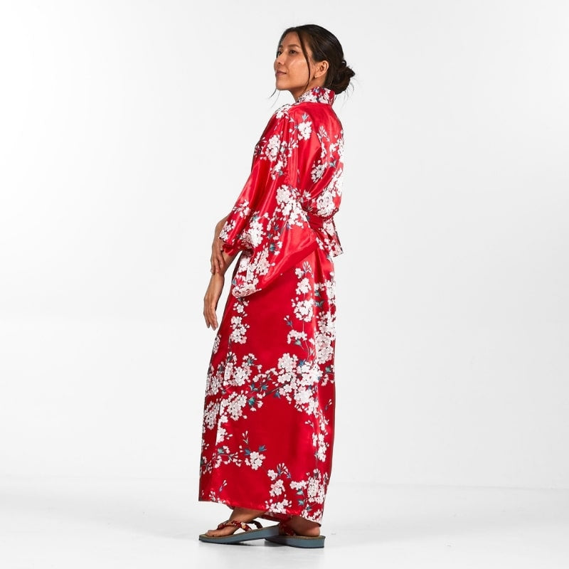 Kimono Japonais Femme Cherry Blossom - Taille unique