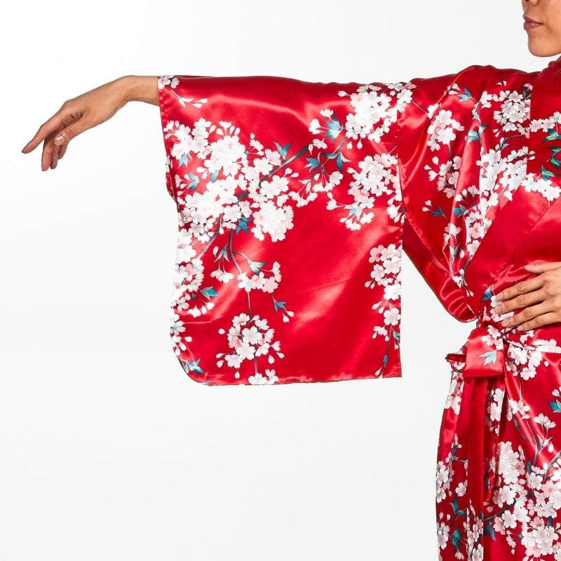 Kimono Japonais Femme Cherry Blossom - Taille unique