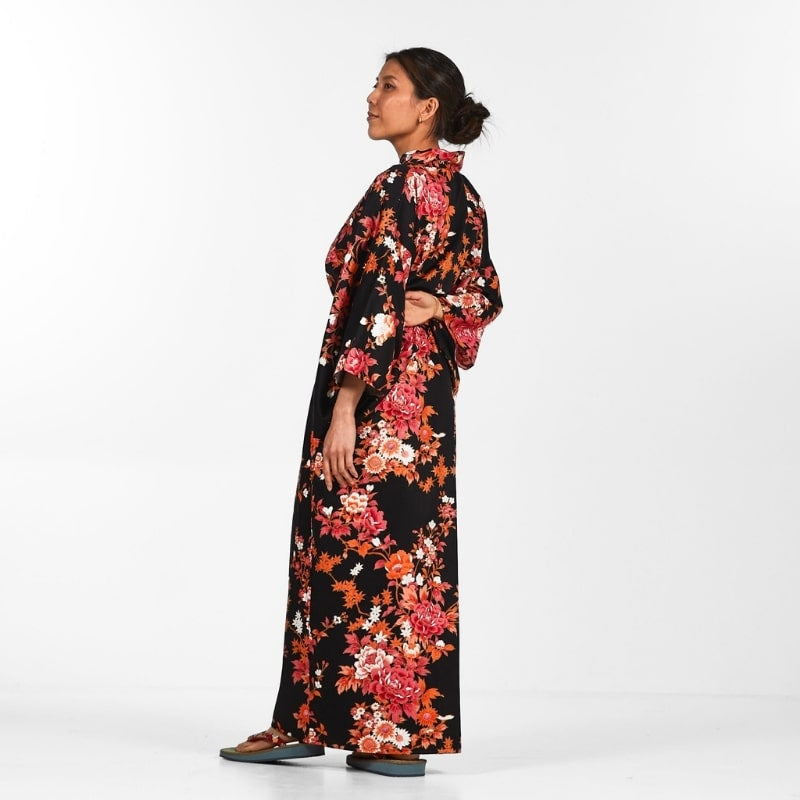 Kimono Japonais Femme Sakura to Botan - Taille unique