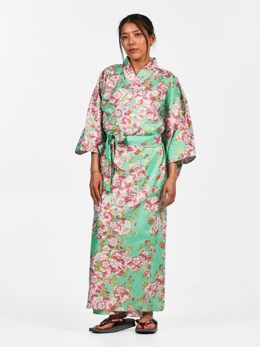 Kimono Yukata Femme Fleur Sakura