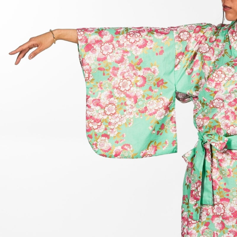 Kimono Yukata Femme Fleur Sakura