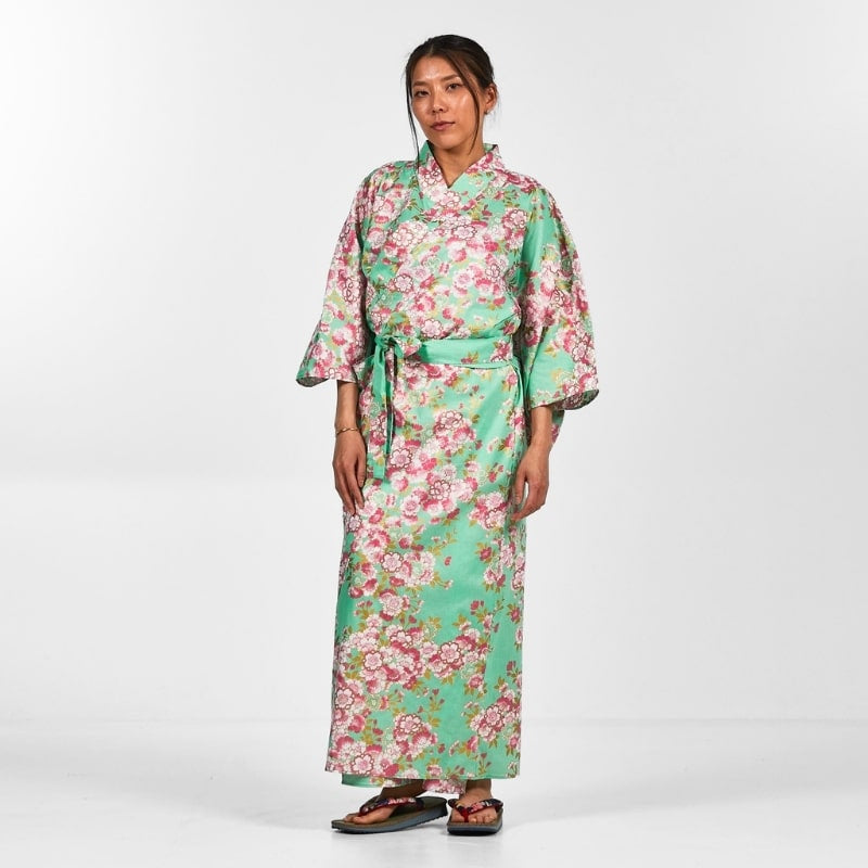 Kimono Yukata Femme Fleur Sakura