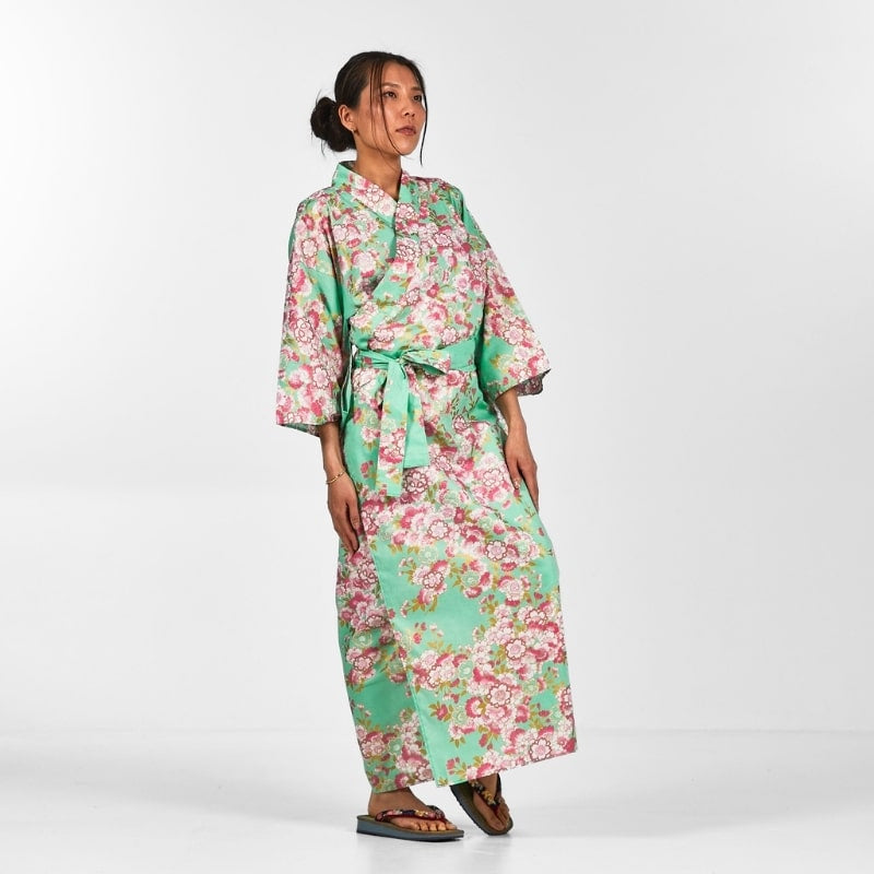 Kimono Yukata Femme Fleur Sakura - M