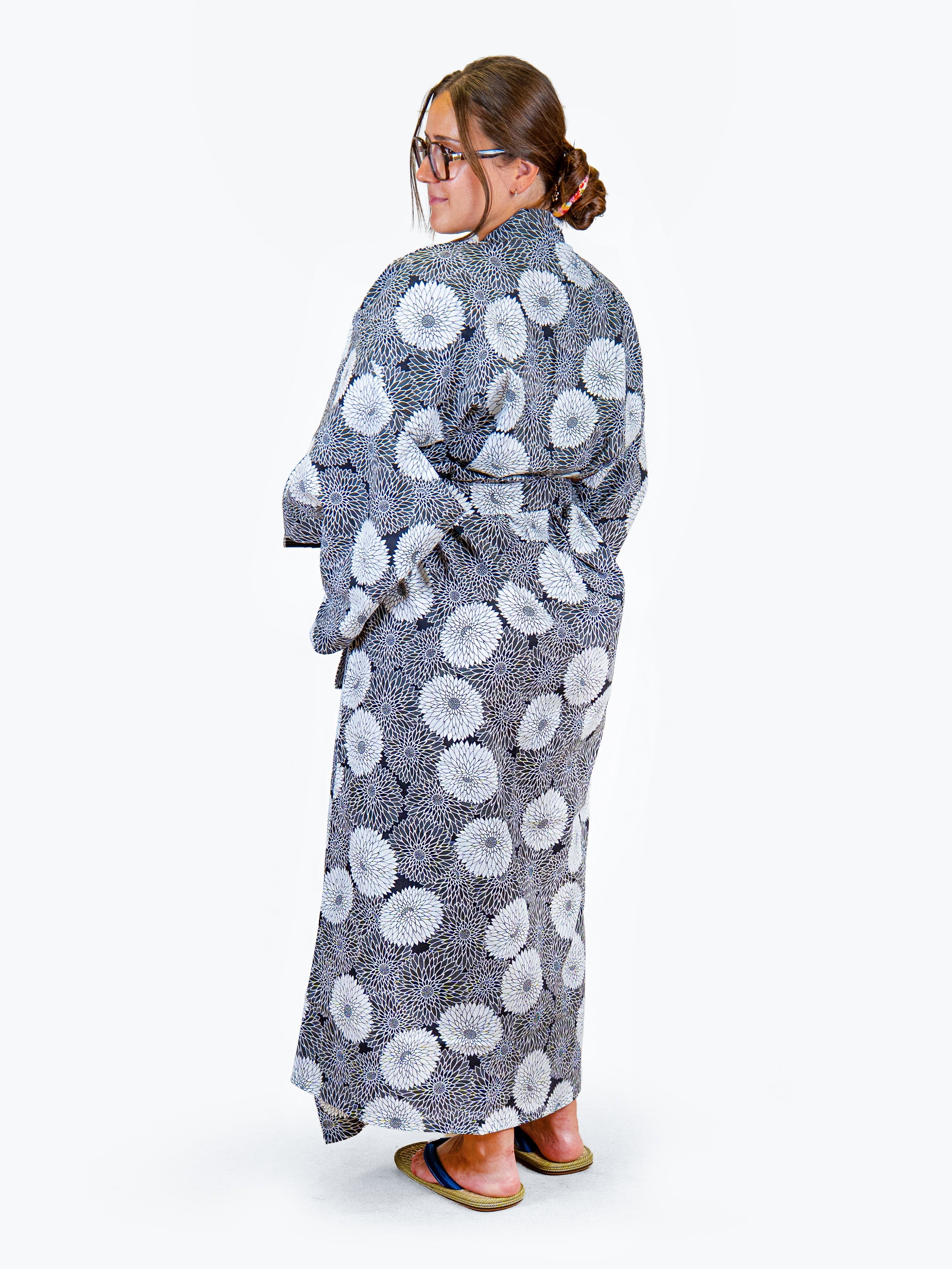 Kimono Yukata Femme Kiku