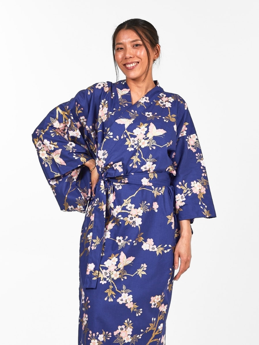 Kimono Yukata Femme Sakura to Chō