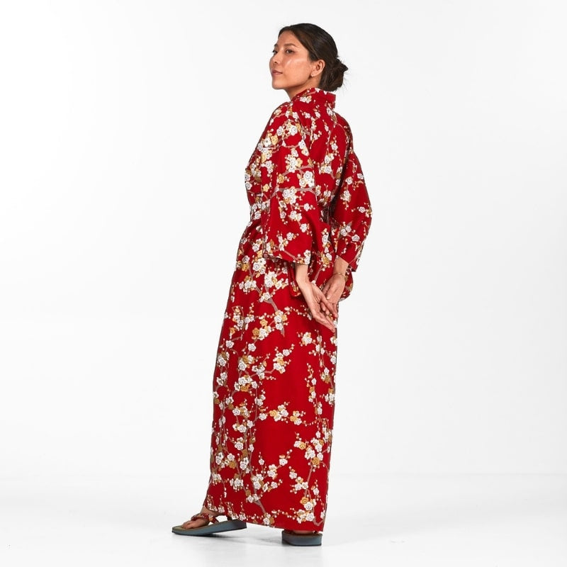 Kimono Yukata Femme Shiraume