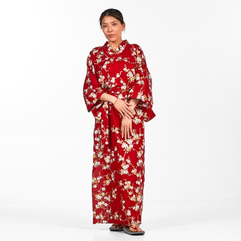 Kimono Yukata Femme Shiraume