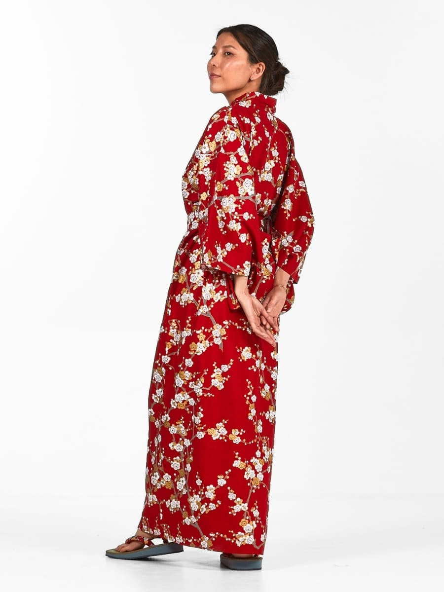 Kimono Yukata Femme Shiraume