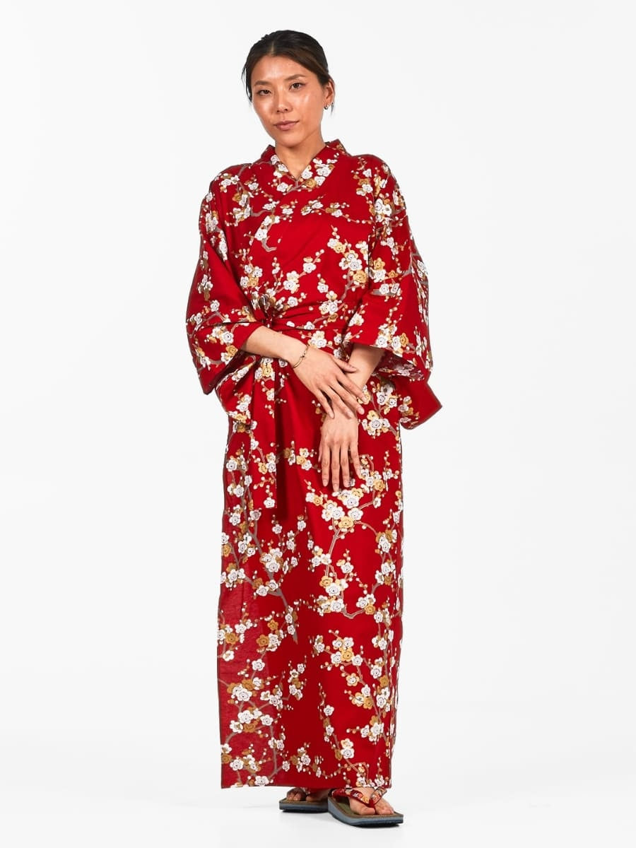 Kimono Yukata Femme Shiraume