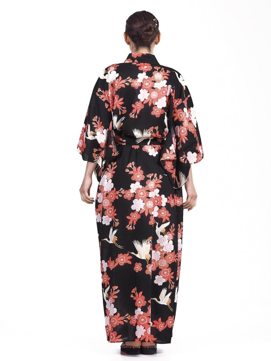 Kimono Yukata Femme Tsuru to Ouka