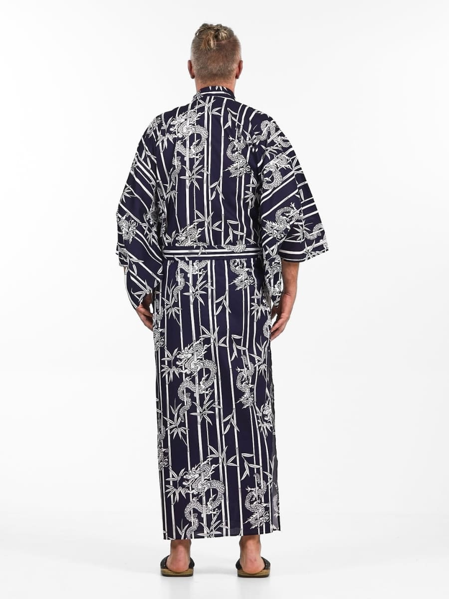 Kimono Yukata Homme Bambou & Dragon