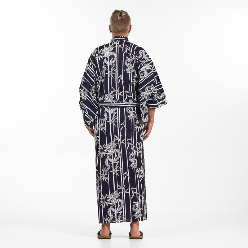 Kimono Yukata Homme Bambou & Dragon